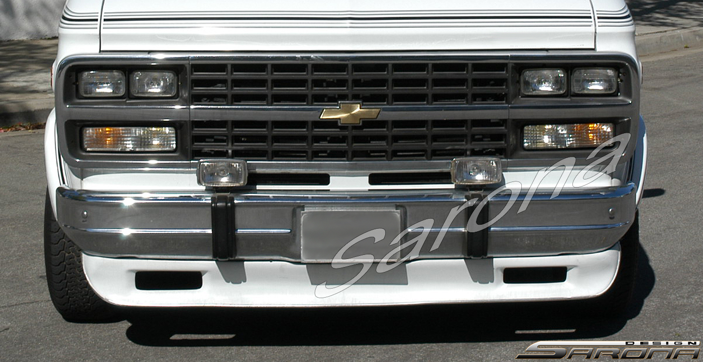 Custom Chevy G10/G20/G30 Van  All Styles Front Lip/Splitter (1978 - 1995) - $390.00 (Part #CH-044-FA)
